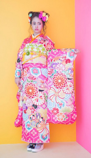 振袖_ピンク_ラブリ